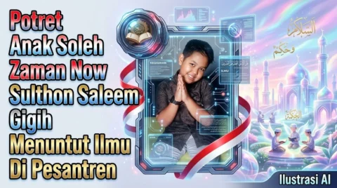 Potret Anak Soleh Zaman Now Sulthon Saleem Gigih Menuntut Ilmu Di Pesantren